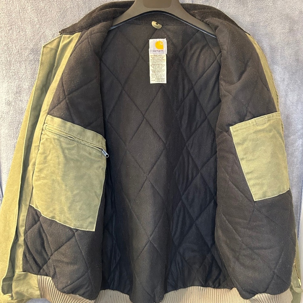 Carhartt Santa Fe Jacket J14 Lov Mens Xl Olive Green … - Gem